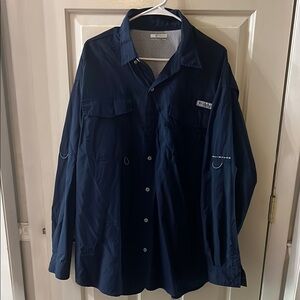 Columbia Omni Shade Men's Dark Blue - XL